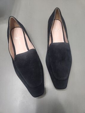 Paolo Black Suede Slip-On Loafers